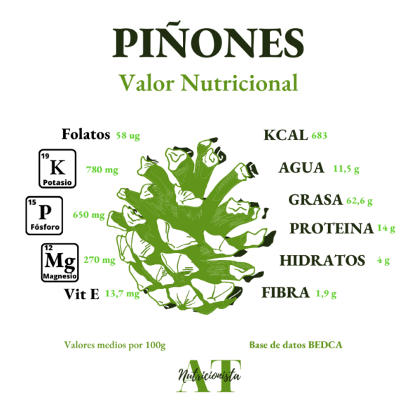 Cosas que no sabes sobre los piñones – Ana Tu Nutricionista